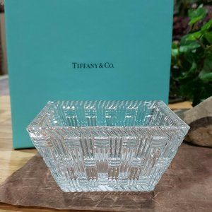 Tiffanys and Co 1990s Crystal Vanity Dish